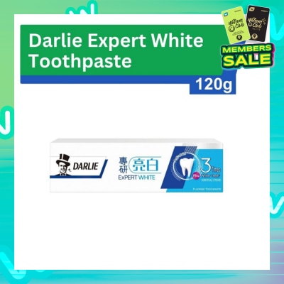 DARLIE Expert White Toothpaste (3X Whiter Teeth) 120g