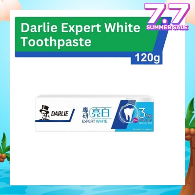 DARLIE Expert White Toothpaste (3X Whiter Teeth) 120g