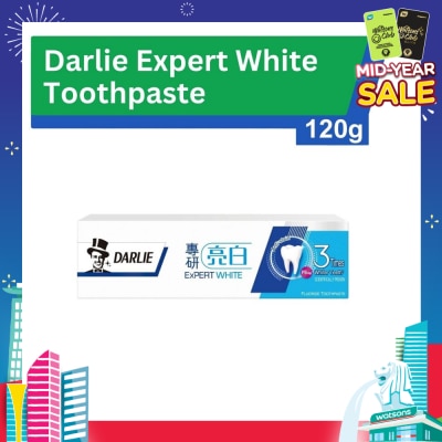 DARLIE Expert White Toothpaste (3X Whiter Teeth) 120g