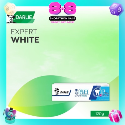 DARLIE - Expert White Toothpaste (3X Whiter Teeth) 120g