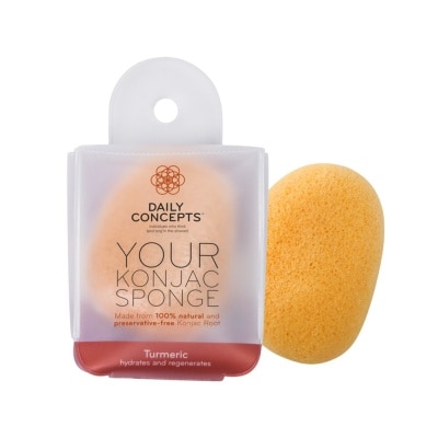 DAILYCONCEPTS Your Konjac Sponge (Cleansing) Turmeric 1s