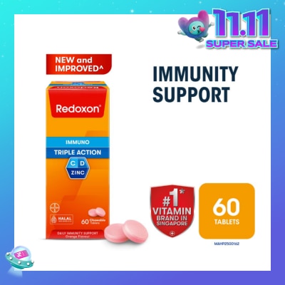 REDOXON Immuno Triple Action Chewable Tablet 60s