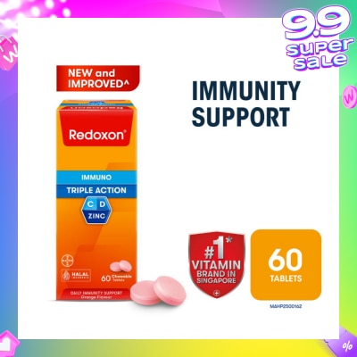 REDOXON Immuno Triple Action Chewable Tablet 60s