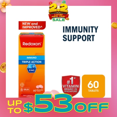 REDOXON Immuno Triple Action Chewable Tablet 60s