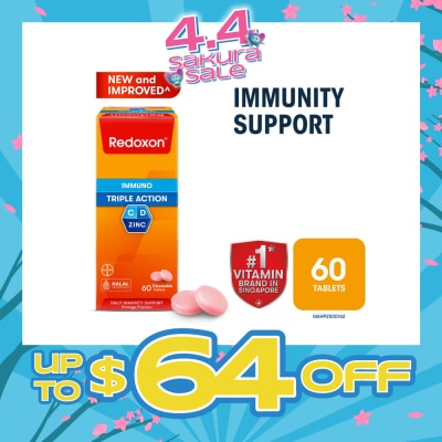 REDOXON - Immuno Triple Action Chewable Tablet 60s