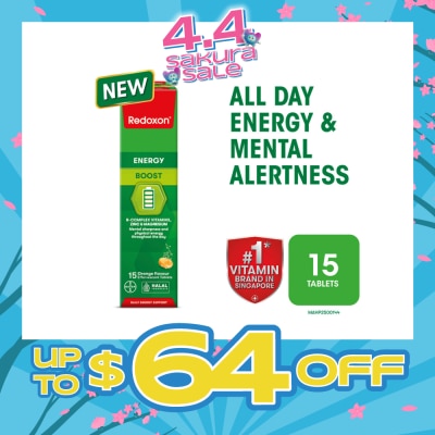 REDOXON - Energy Boost Effervescent Orange Effervescent Tablet 15s