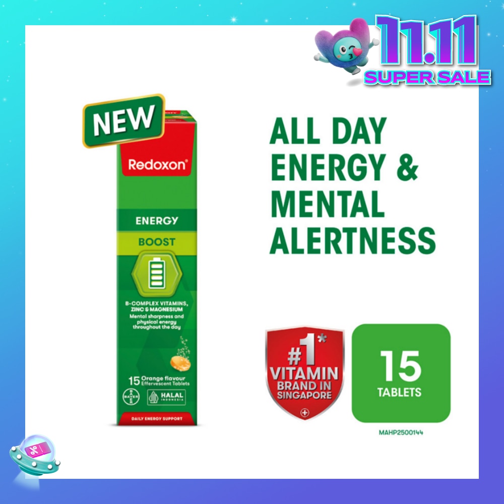 Energy Boost Effervescent Orange Effervescent Tablet 15s