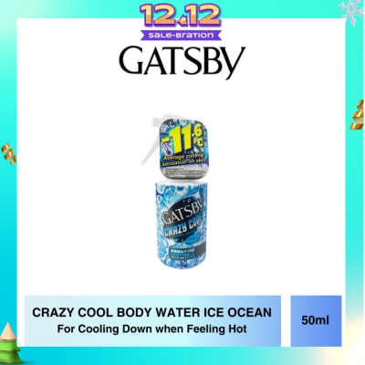 GATSBY Crazy Cool Body Water Ice Ocean Travel Size 50ml