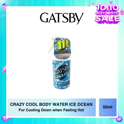 GATSBY Crazy Cool Body Water Ice Ocean Travel Size 50ml