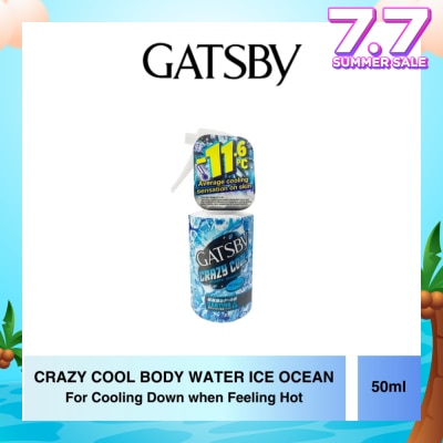 GATSBY Crazy Cool Body Water Ice Ocean Travel Size 50ml