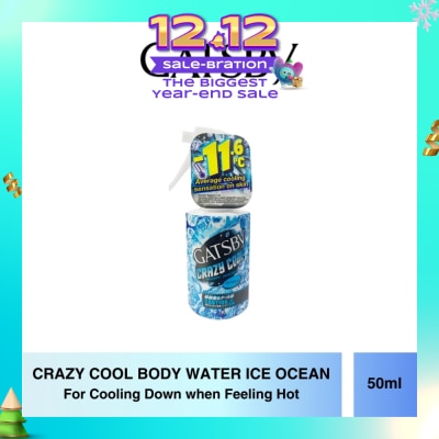 GATSBY Crazy Cool Body Water Ice Ocean Travel Size 50ml