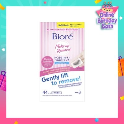 BIORE Cleansing Oil Cotton Facial Sheets Refill Pack 44s