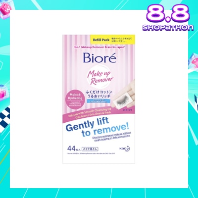 BIORE Cleansing Oil Cotton Facial Sheets Refill Pack 44s