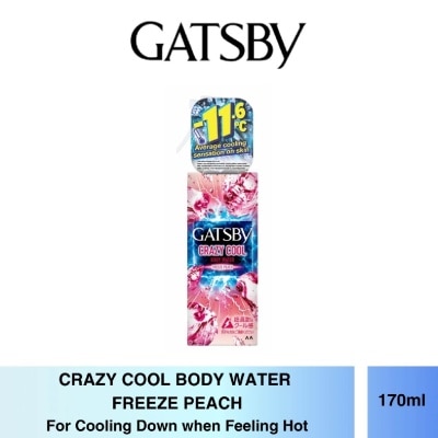 GATSBY Crazy Cool Body Water Freeze Peach 170ml