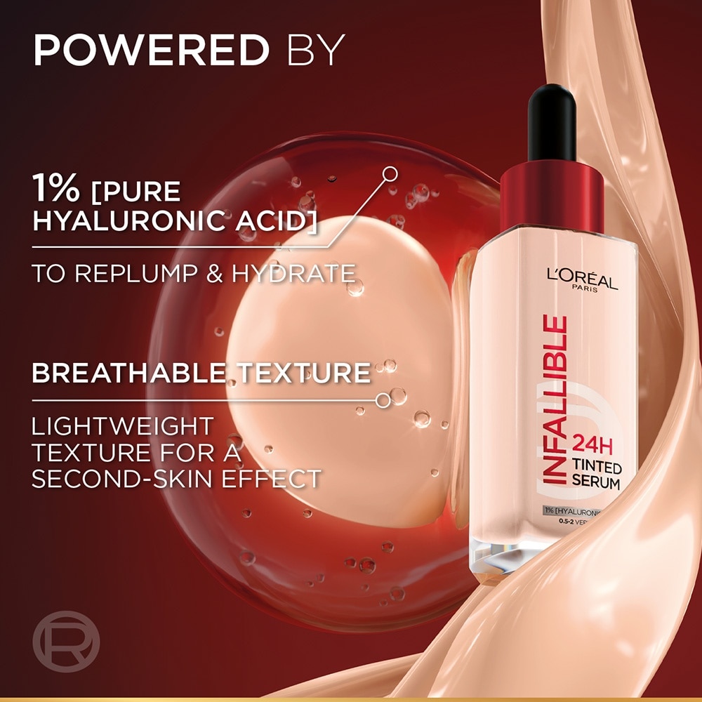 Infalliable 24H Tinted Serum  1-2 Rosy Light 30ml