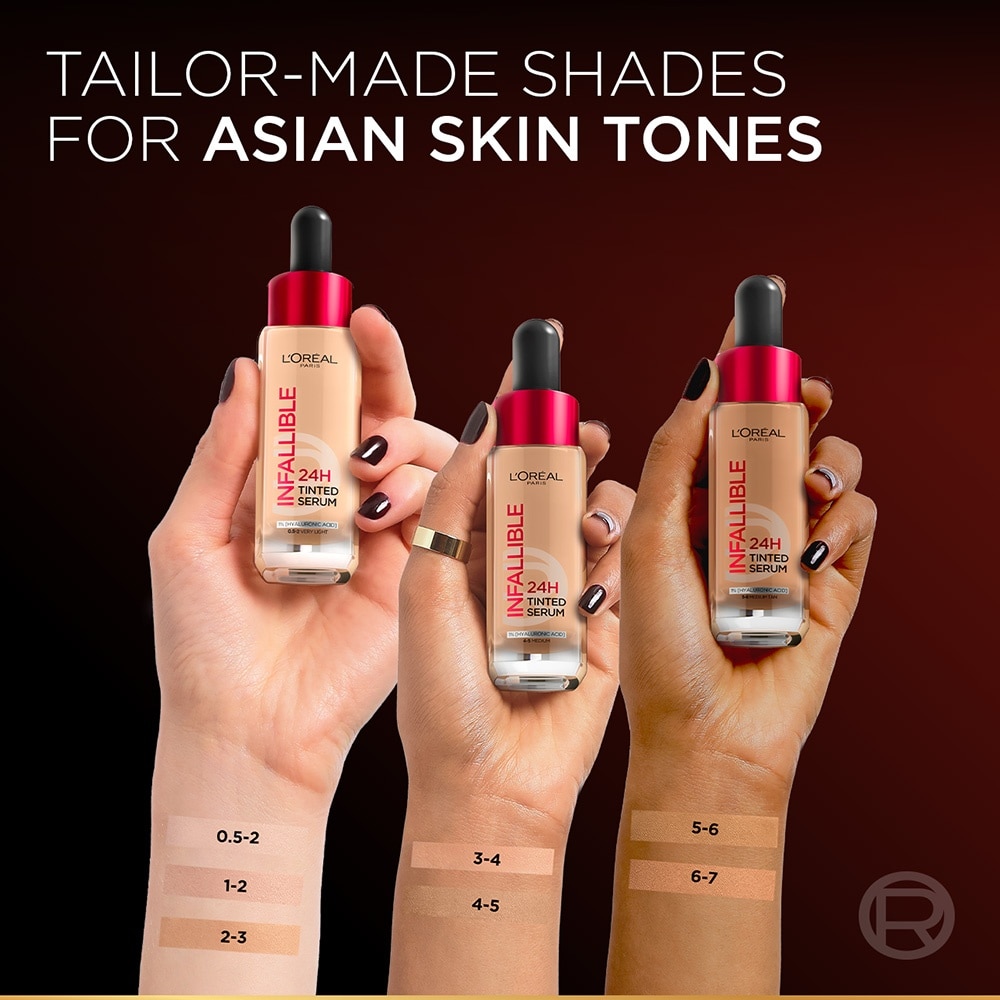 Infalliable 24H Tinted Serum  1-2 Rosy Light 30ml