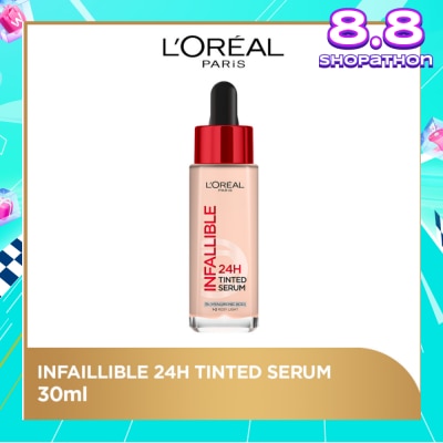 L'OREAL PARIS MAKEUP Infalliable 24H Tinted Serum  1-2 Rosy Light 30ml