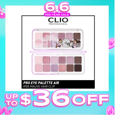 CLIO - Pro Eye Palette Air 105 Mauve Hair Clip 7.2g