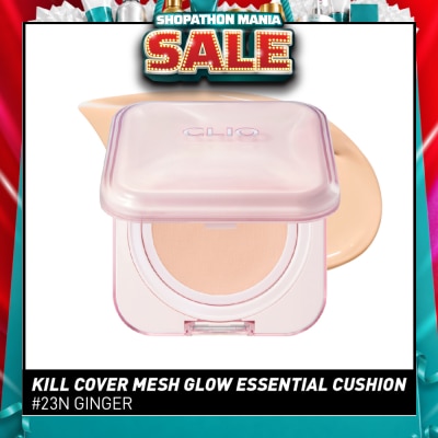 CLIO - Kill Cover Mesh Glow Essential Cushion 23N Ginger 15g + 15g Refill