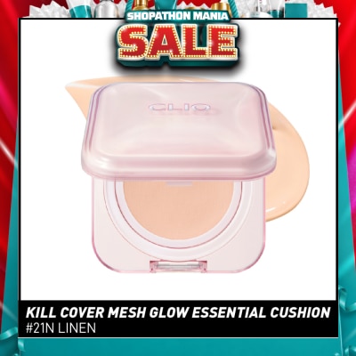 CLIO - Kill Cover Mesh Glow Essential Cushion 21N Linen 15g + 15g Refill