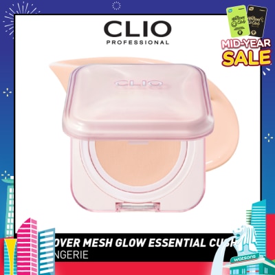 CLIO Kill Cover Mesh Glow Essential Cushion 21C Lingerie 15g + 15g Refill