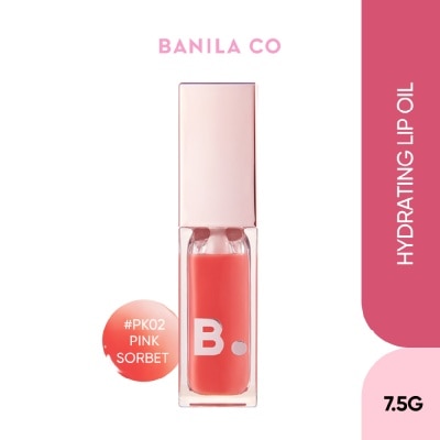 BANILA CO Hydrating Lip Oil Pink Sorbet 7.5g
