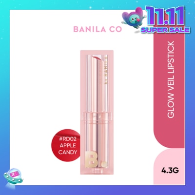 BANILA CO Glow Veil Lipstick-RD02 Apple Candy 4.3g