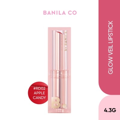 BANILA CO Glow Veil Lipstick-RD02 Apple Candy 4.3g