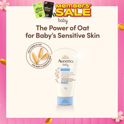 AVEENO BABY Dermexa Moisturizing Cream with Triple Oat Complex and Ceramides (For Eczema Prone Skin) 100g