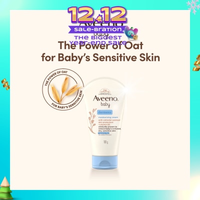 AVEENO BABY Dermexa Moisturizing Cream with Triple Oat Complex and Ceramides (For Eczema Prone Skin) 100g