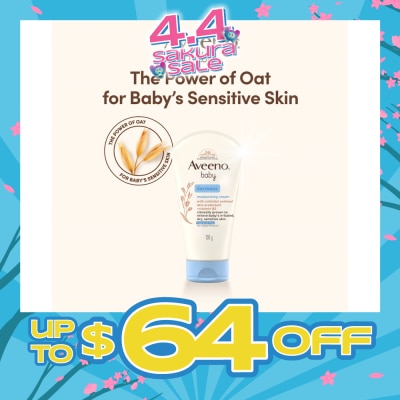 AVEENO BABY - Dermexa Moisturizing Cream with Triple Oat Complex and Ceramides (For Eczema Prone Skin) 100g