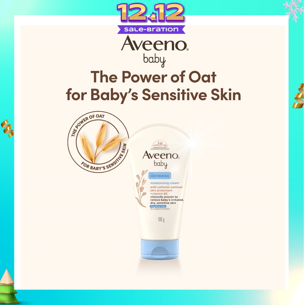 Dermexa Moisturizing Cream with Triple Oat Complex and Ceramides (For Eczema Prone Skin) 100g