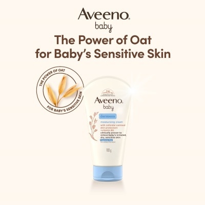 AVEENO BABY Dermexa Moisturizing Cream with Triple Oat Complex and Ceramides (For Eczema Prone Skin) 100g