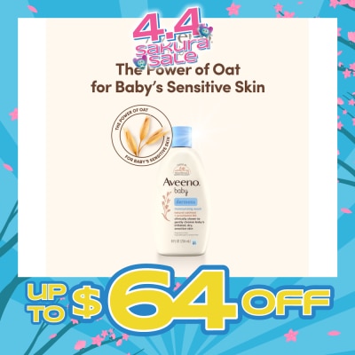 AVEENO BABY - Dermexa Moisturizing Wash with Natural Colloidal Oatmeal and Rich Emollients (For Eczema Prone Skin) 236ml