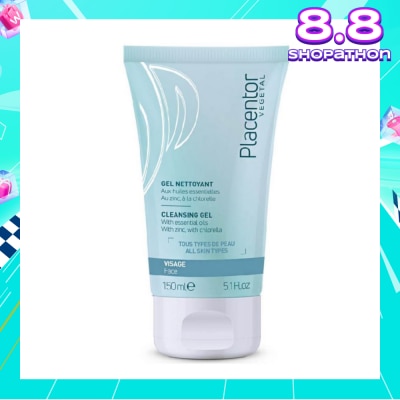 PLACENTOR VEGETAL Cleansing Gel Suitable for All Skin Types (Eliminates Impurities & Excess Sebum) 150ml