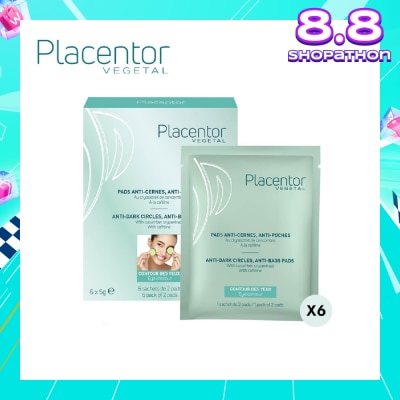 PLACENTOR VEGETAL Anti-Dark Circle Anti-Pouch Pad Sachet 3g x 6s