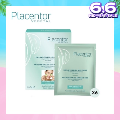 PLACENTOR VEGETAL Anti-Dark Circle Anti-Pouch Pad Sachet 3g x 6s