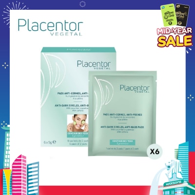 PLACENTOR VEGETAL Anti-Dark Circle Anti-Pouch Pad Sachet 3g x 6s