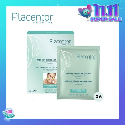 PLACENTOR VEGETAL Anti-Dark Circle Anti-Pouch Pad Sachet 3g x 6s