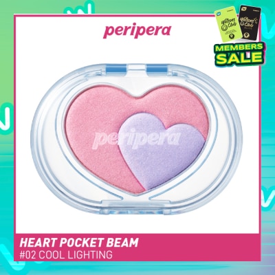 PERIPERA Heart Pocket Beam 002 Cool Lighting 3.3g