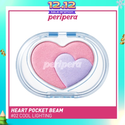 PERIPERA Heart Pocket Beam 002 Cool Lighting 3.3g