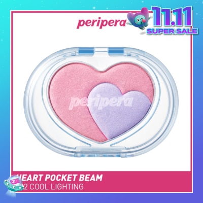 PERIPERA Heart Pocket Beam 002 Cool Lighting 3.3g