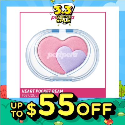 PERIPERA Heart Pocket Beam 002 Cool Lighting 3.3g