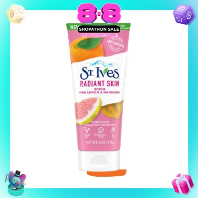ST IVES - Radiant Skin Pink Lemon & Mandarin Orange Facial Scrub 170g