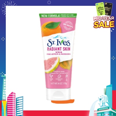 ST IVES ST IVES Radiant Skin Pink Lemon & Mandarin Orange Facial Scrub 170g