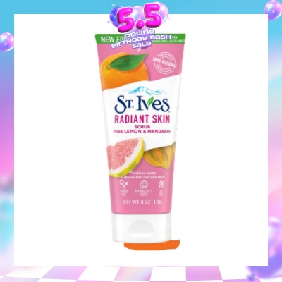 ST IVES - Radiant Skin Pink Lemon & Mandarin Orange Facial Scrub 170g