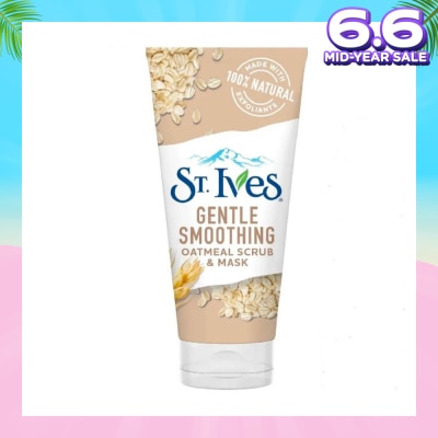 ST IVES Oatmeal Facial Scrub & Mask 170g (Expiry: Feb`2026)