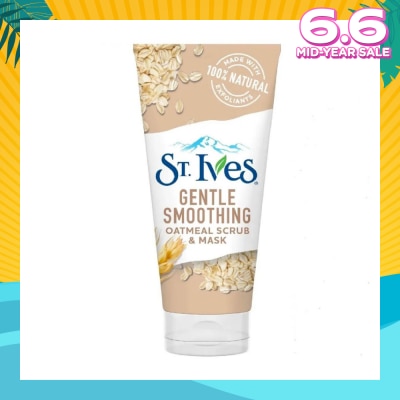 ST IVES Oatmeal Facial Scrub & Mask 170g (Expiry: Feb`2026)
