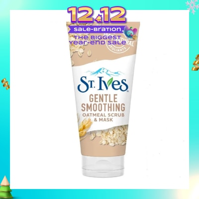 ST IVES Oatmeal Facial Scrub & Mask 170g (Expiry: Feb`2026)