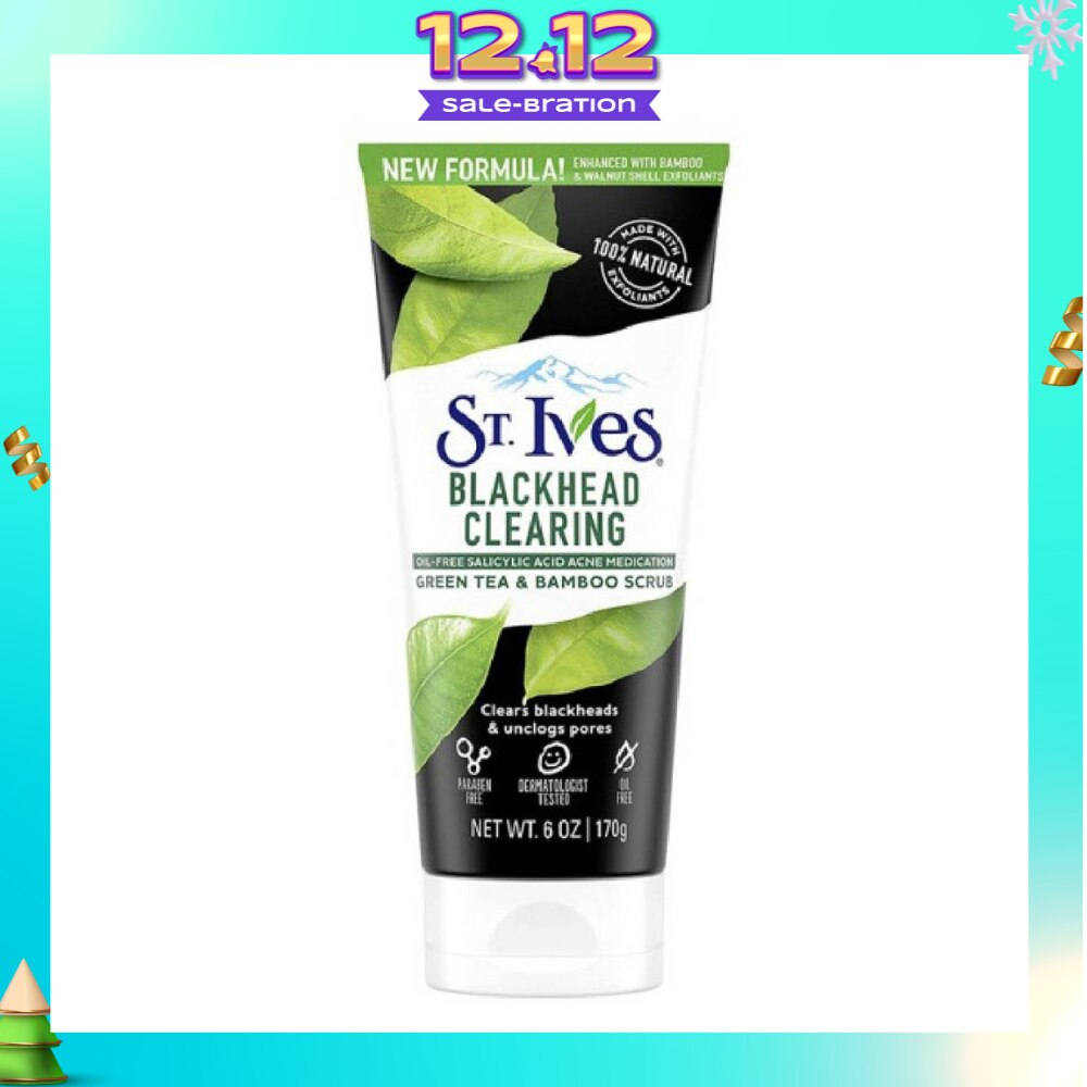 Blackhead Clearing Green Tea Facial Scrub 170g